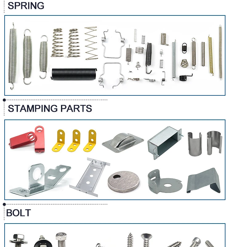 OEM Machining Factory Stamping Sheet Metal Fabrication Parts Tower Compression Spring Battery Contact Sheet Conical Battery Spare Parts